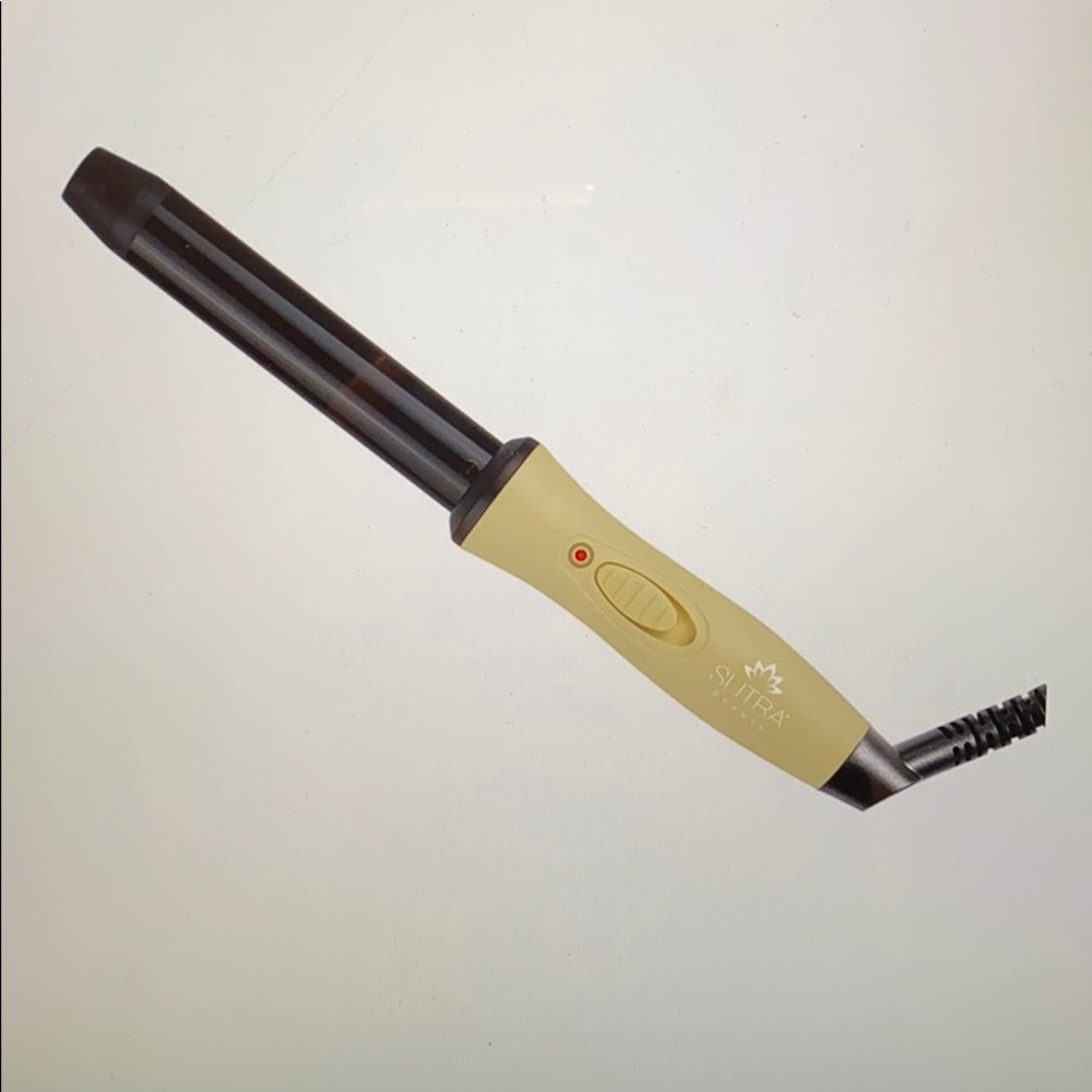 Sutra beauty - mini ceramic curling iron - yellow